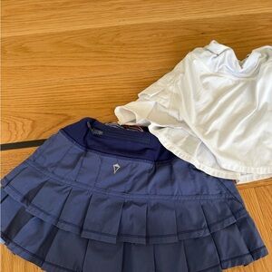 Ivivva Navy and White Skorts